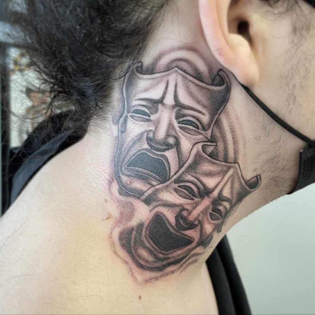 Chicano Smile Now Cry Later Tattoo