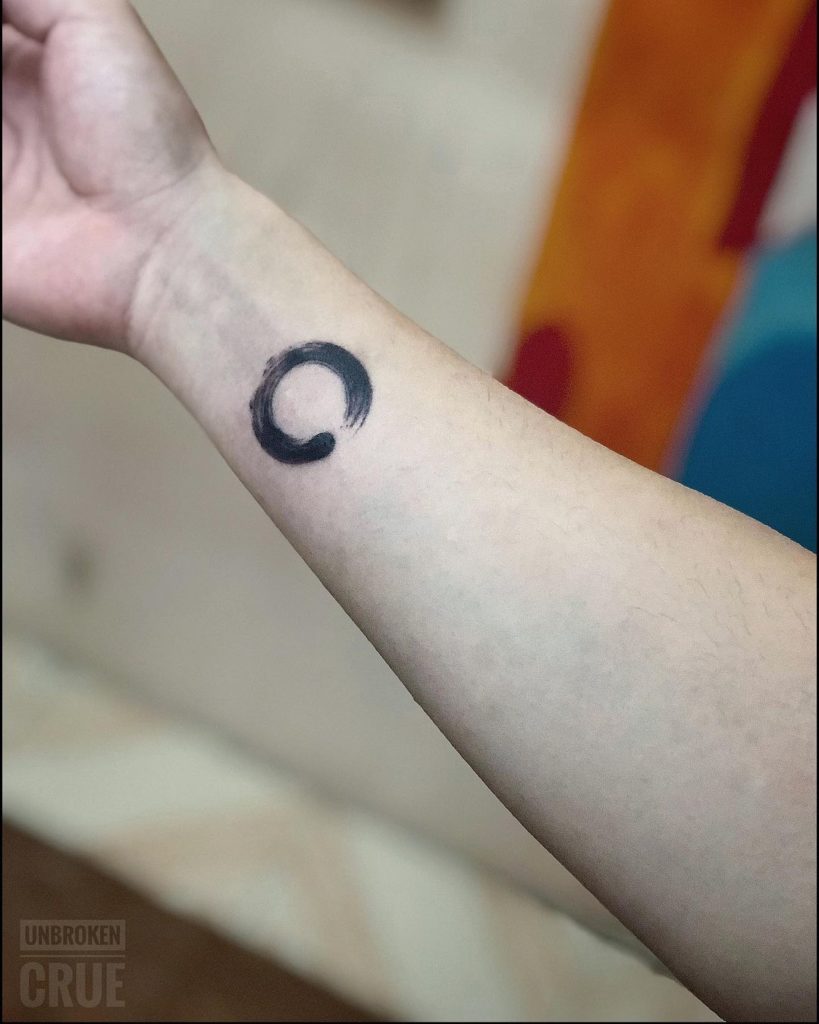 Circle Of Life Tattoo On Wrist