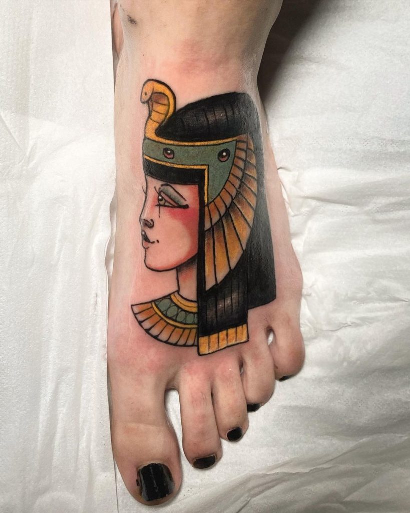 Cleopatra Feet Tattoo