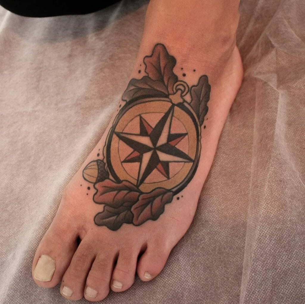 Colourful Foot Tattoo