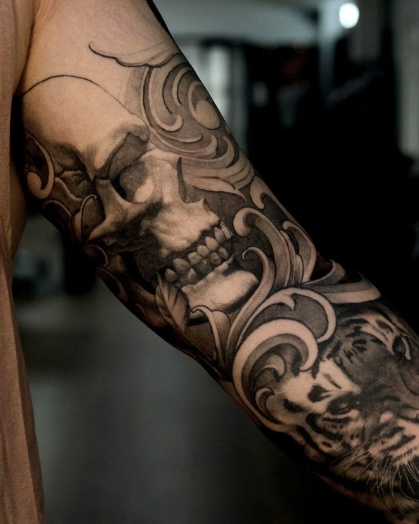 Complex Filigree Tattoo Design For Your Arm