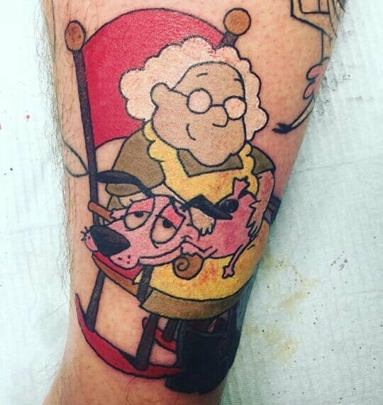 Courage The Cowardly Dog Muriel Tattoo