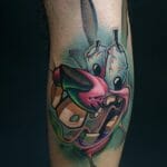 Courage The Cowardly Dog Tattoos
