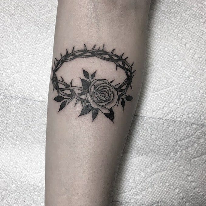 Crown Of Thorns Tattoo Design