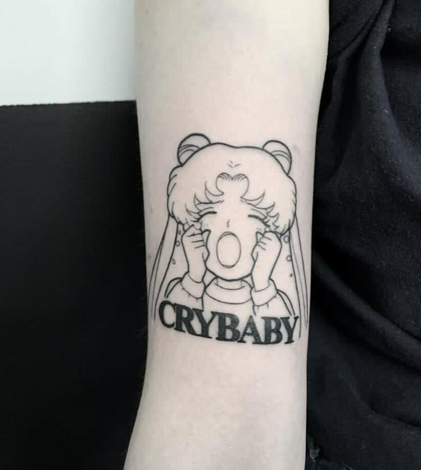 Cry Baby Anime Character Tattoos