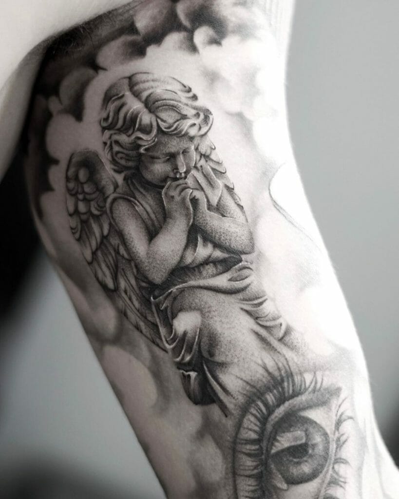 Cupid Angel Tattoo Design