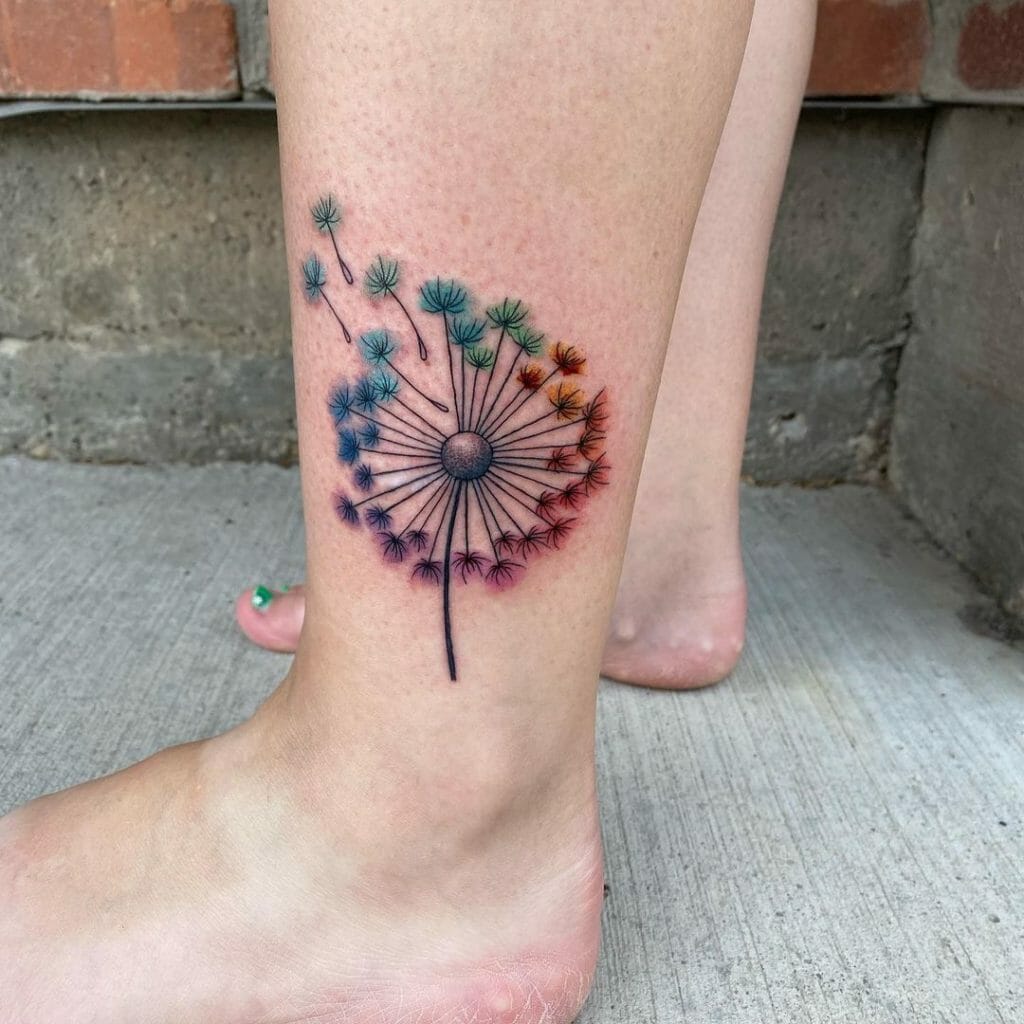 Cute Dandelion Tattoos