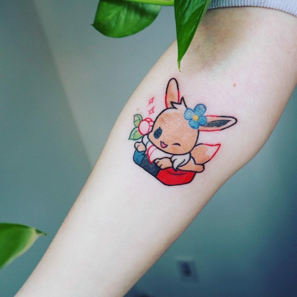 Cute Eevee Tattoos For Your Forearm