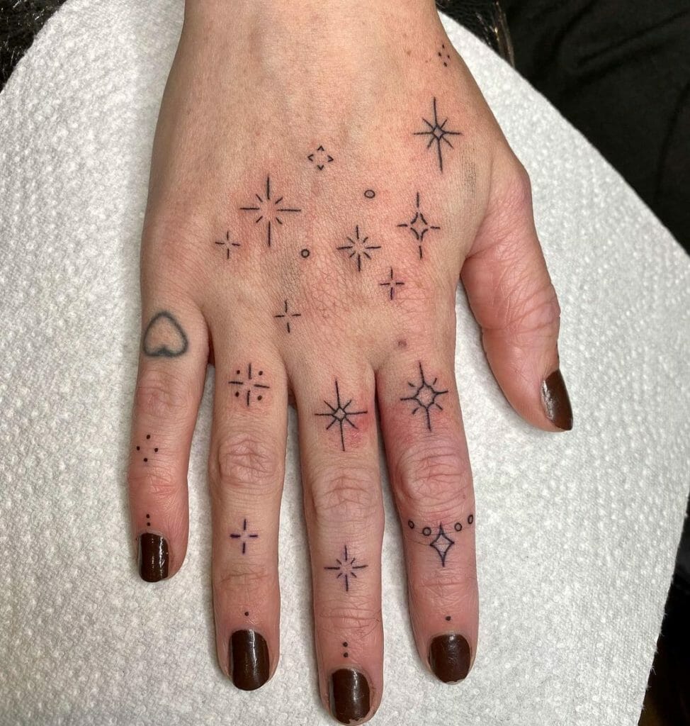 Cute Finger Tattoo Idea For Women