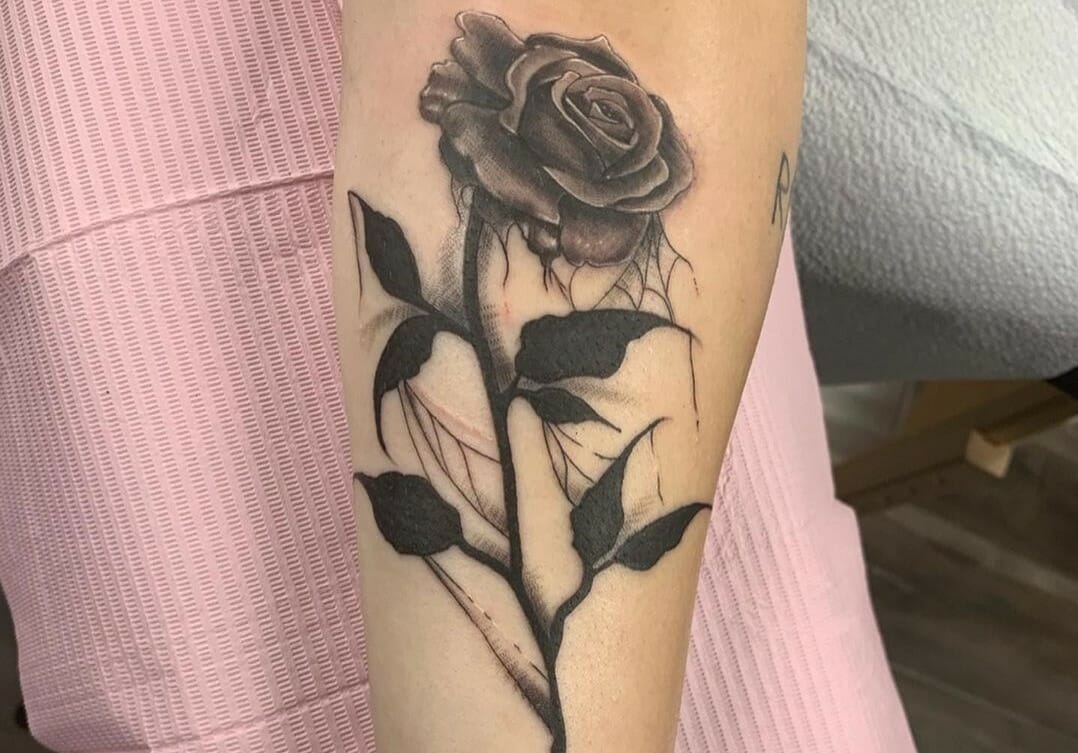 Dead Rose by Sven  rand family tattoo  rtattoo