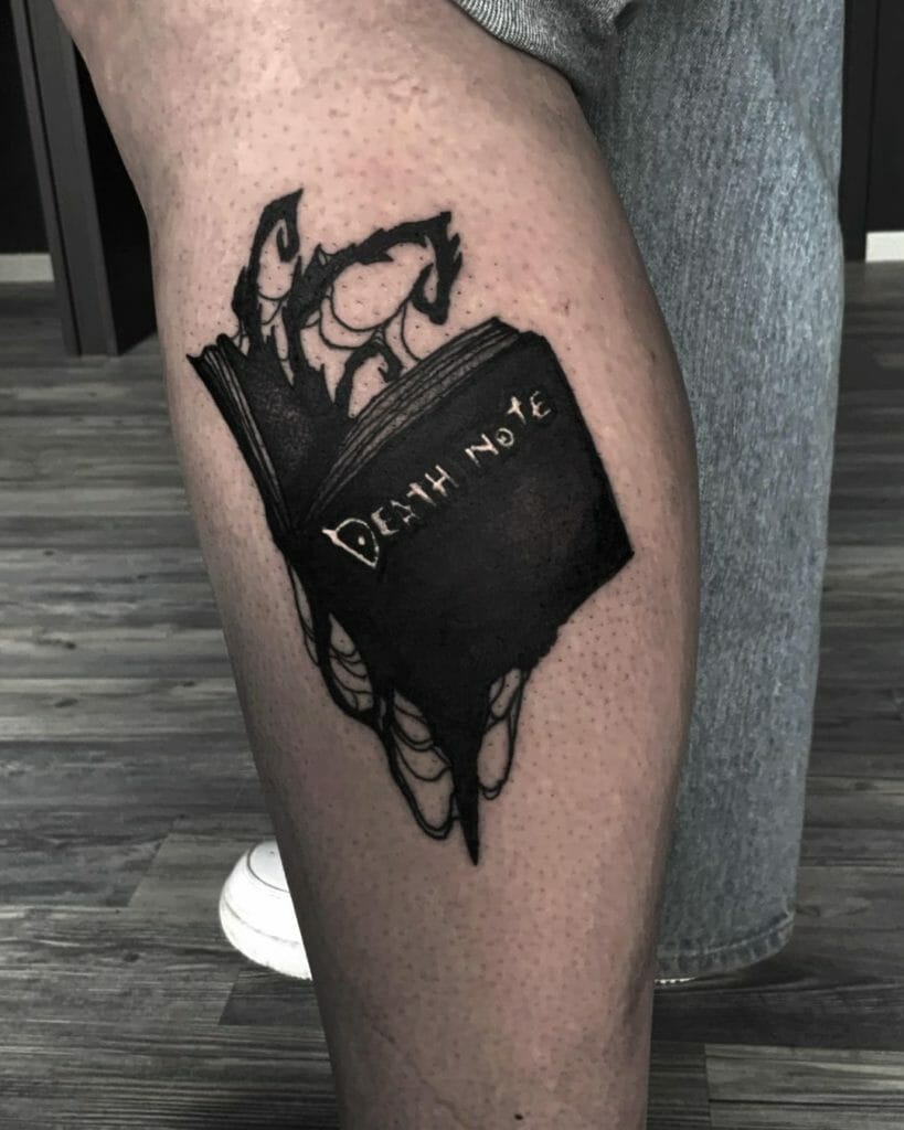 Death Note Tattoos Of The Book