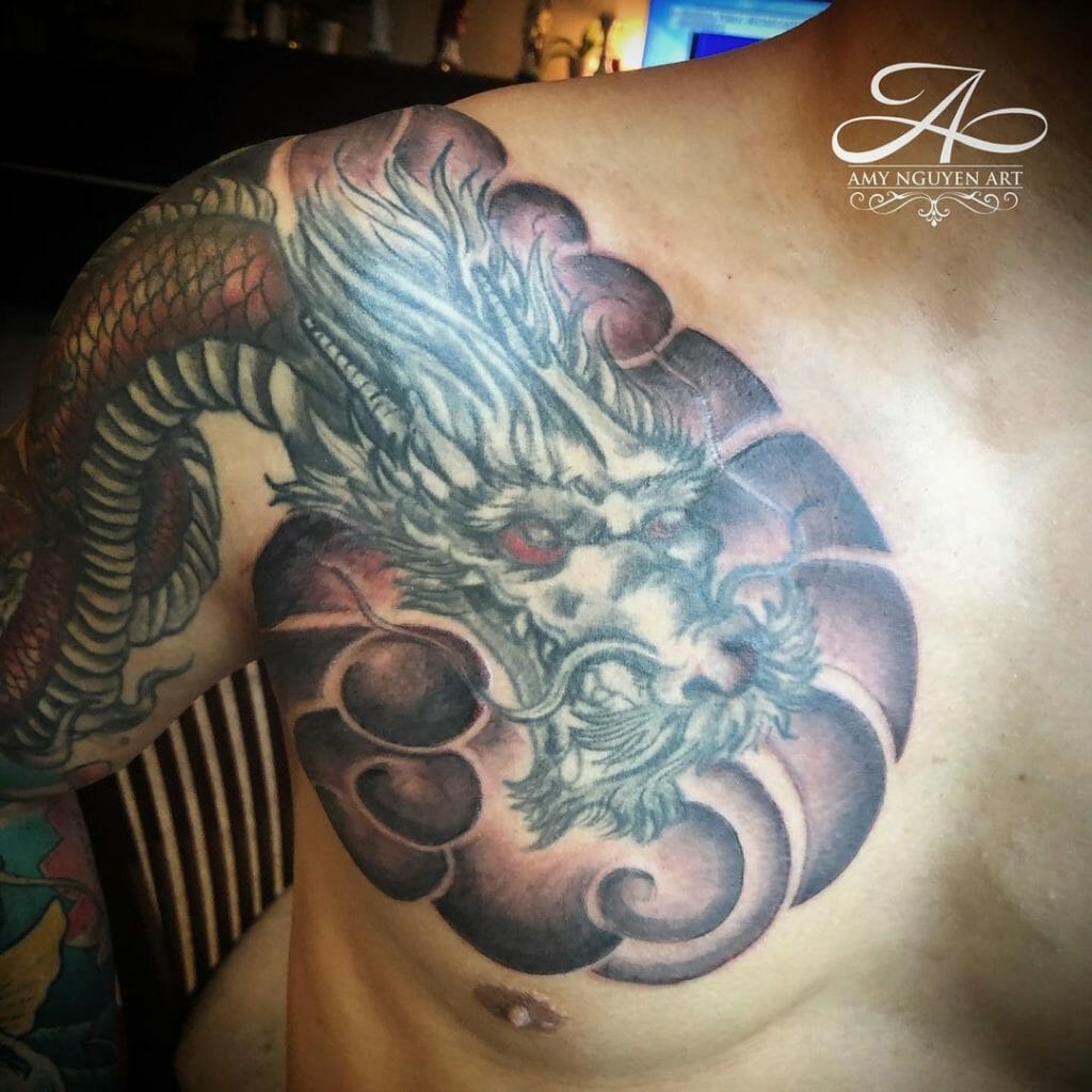 Demonic Japanese Dragon Tattoos