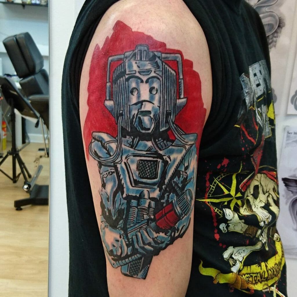 Doctor Who Cyberman Tattoo
