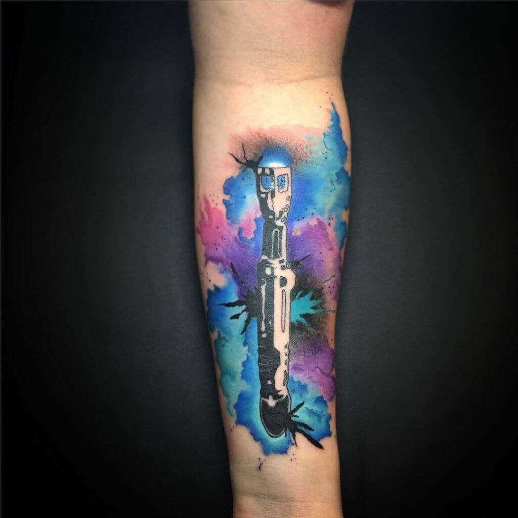 Doctor Who Sonic Screwdriver Tattoo
