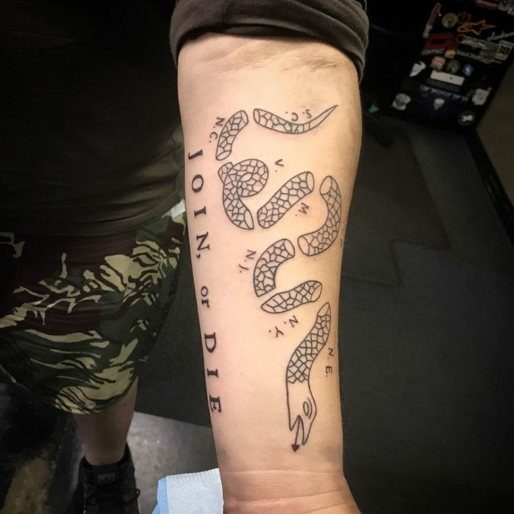 Don't Tread On Me Tattoo From History