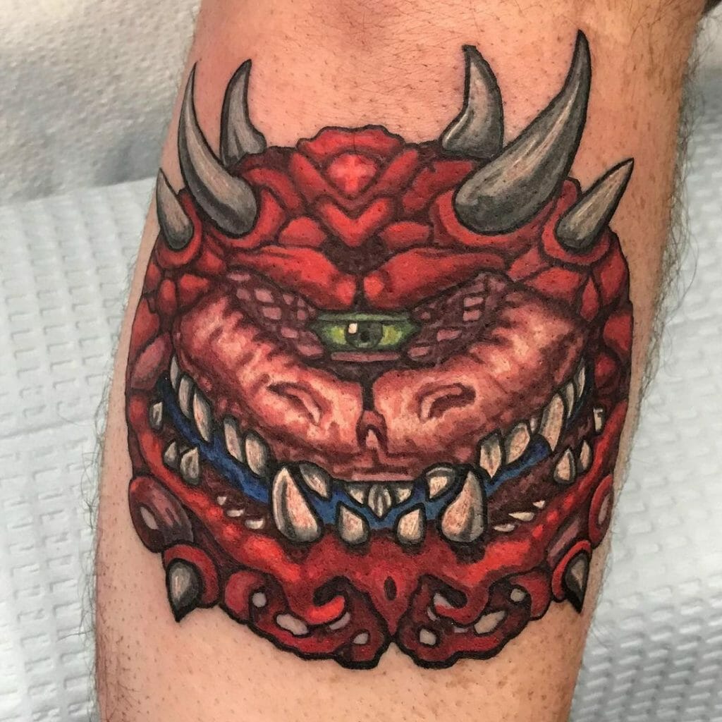 Doom Cacodemon Tattoo
