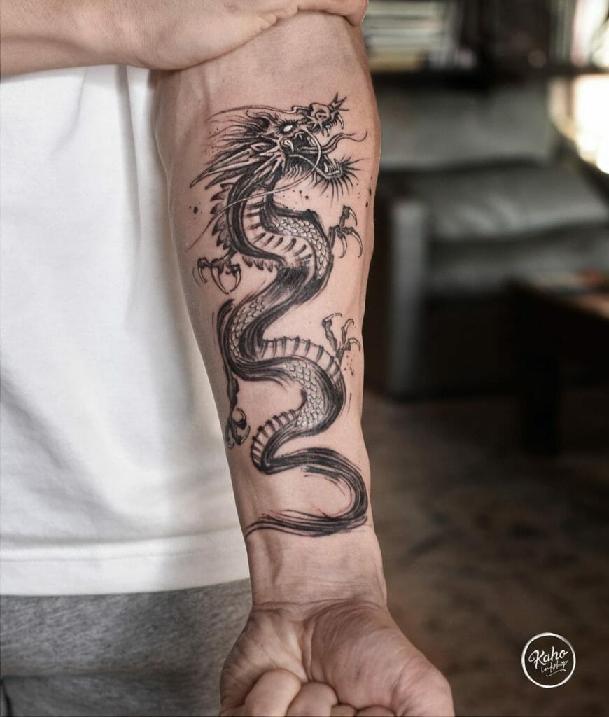 Share 96+ about dragon arm tattoo super cool - in.daotaonec