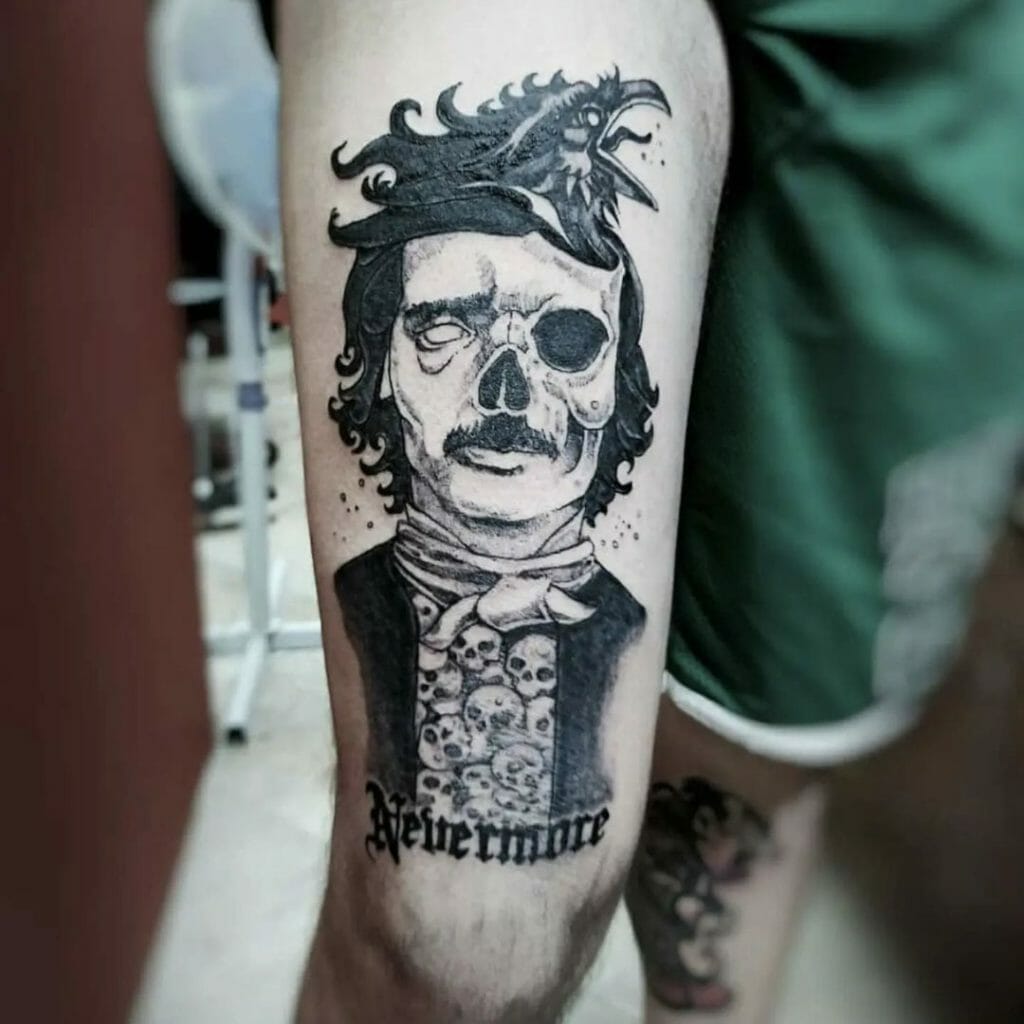 Edgar Allan Poe Gothic Tattoo