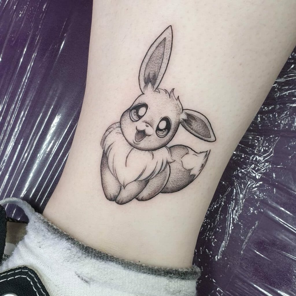 Eevee Tattoos For Ankles