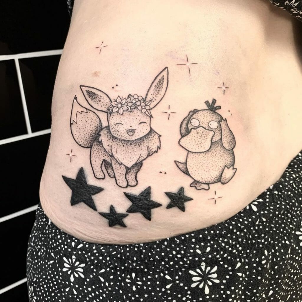 Eevee With Friends Tattoo