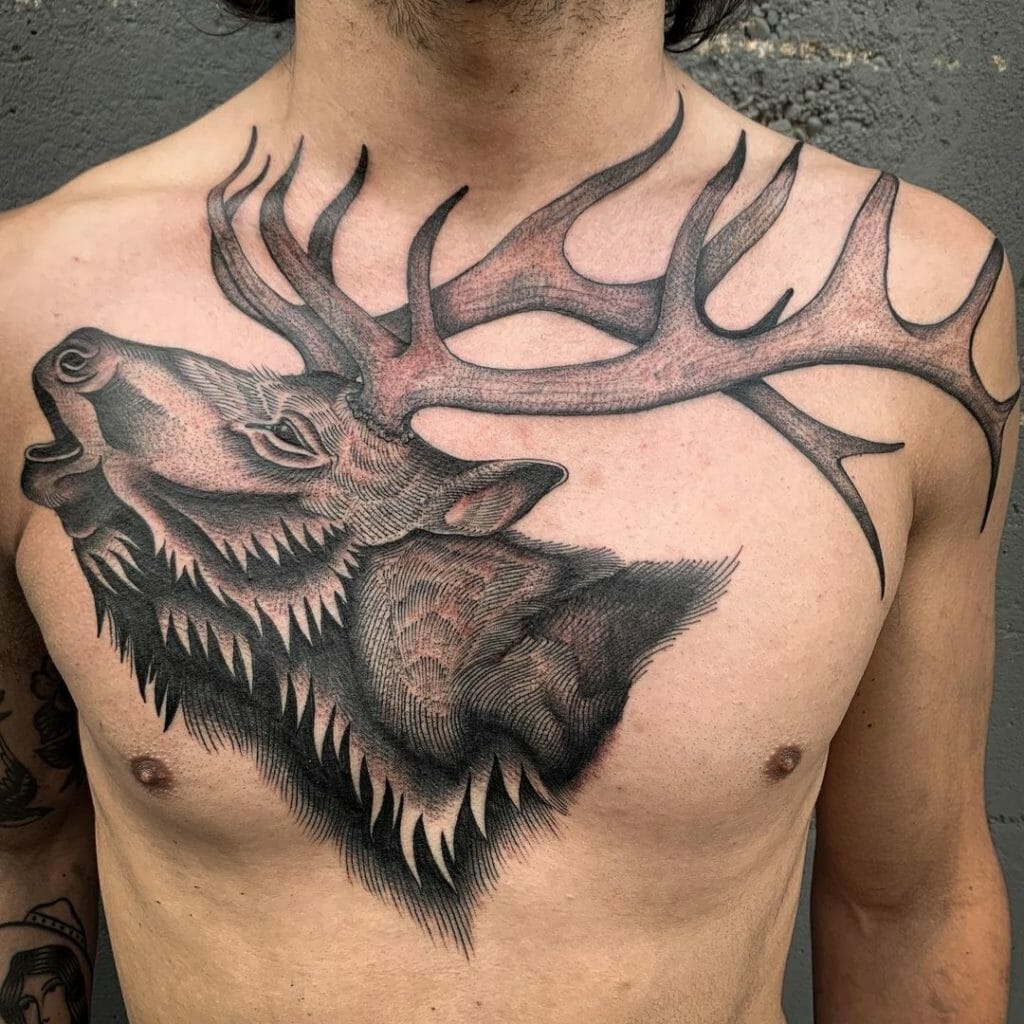 101 Best Elk Tattoo Ideas You Have To See To Believe! - Outsons