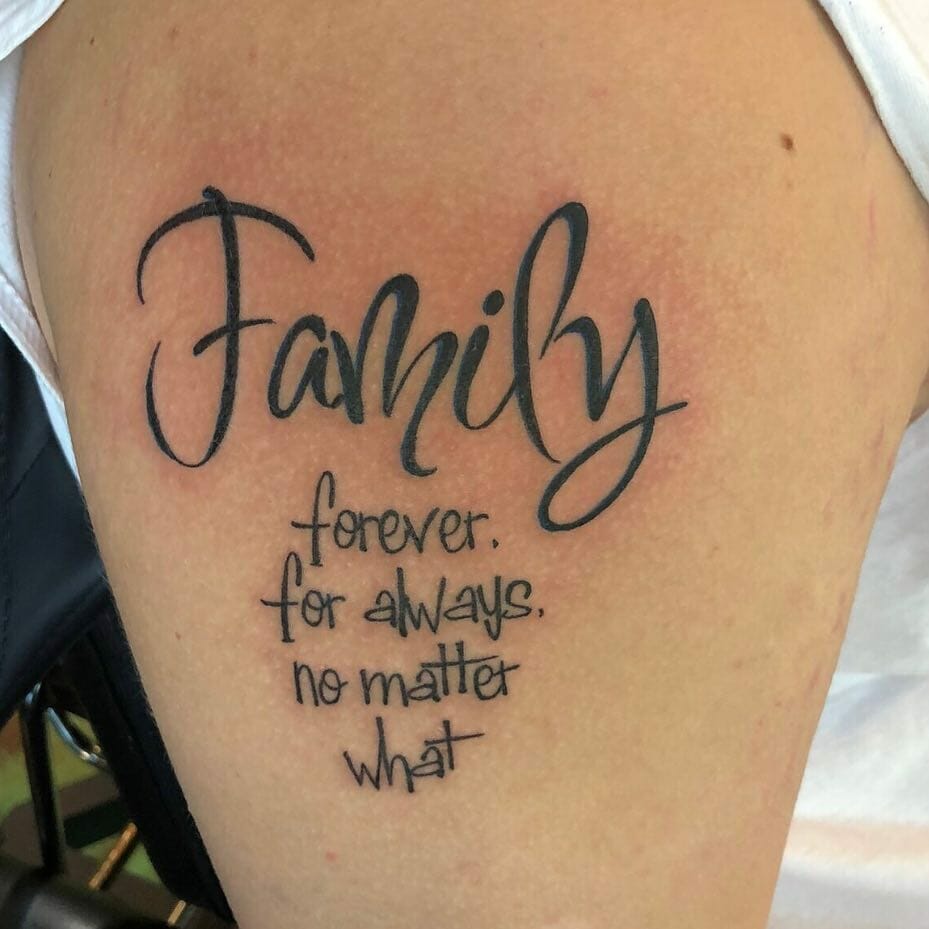 Family Forever Tattoo