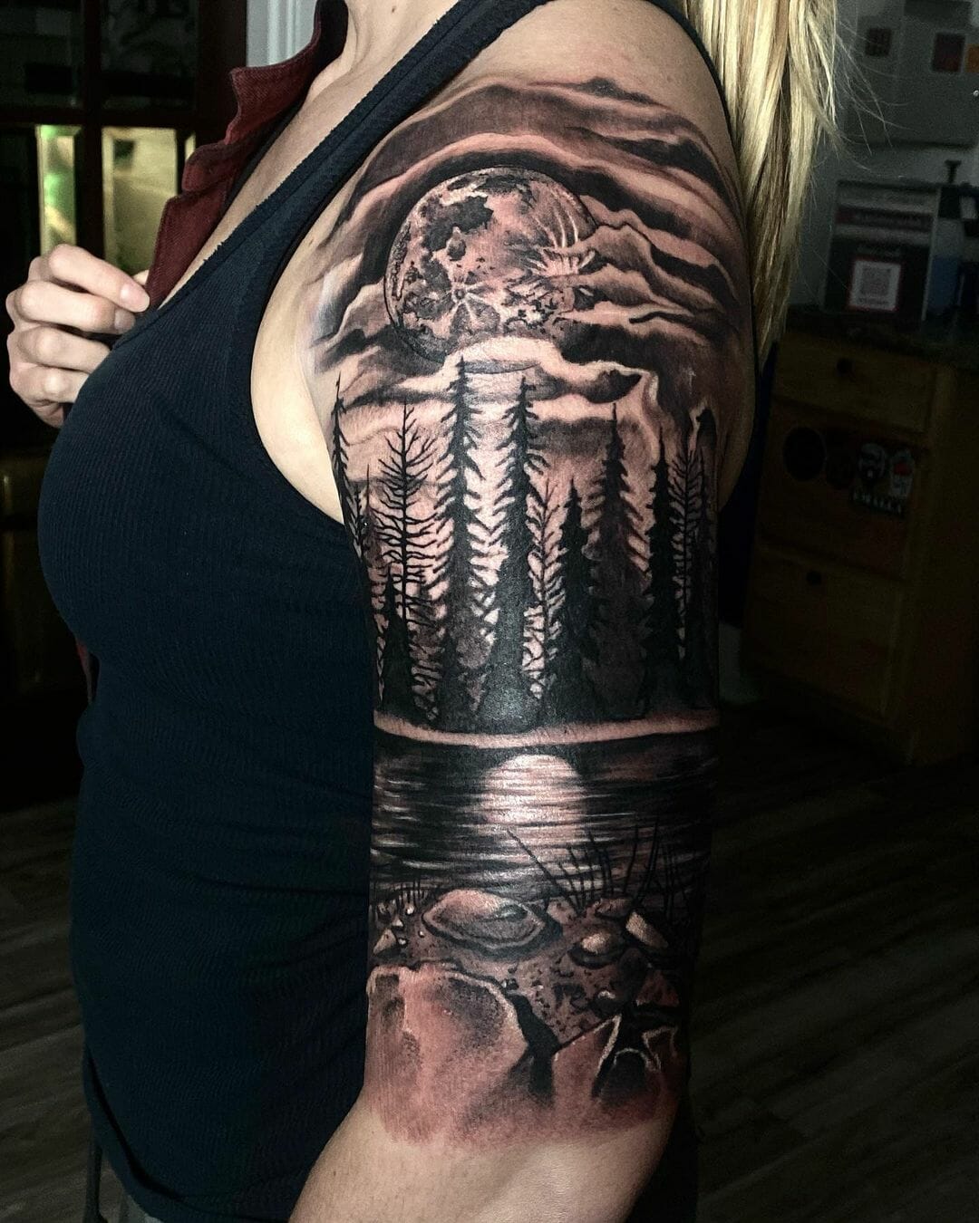 101 Best Forest Sleeve Tattoo Ideas You Have To See To Believe! - Outsons
