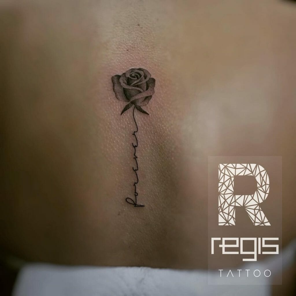 Forever Tattoo With Rose
