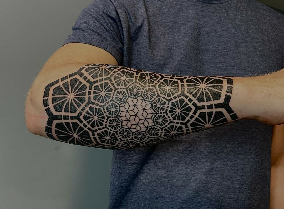 Fliptatts Tattoo Studio  Completed Custom MandalaGeometric Sleeve   Facebook