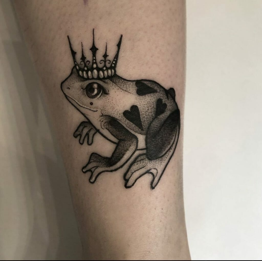 Frog prince tattoo