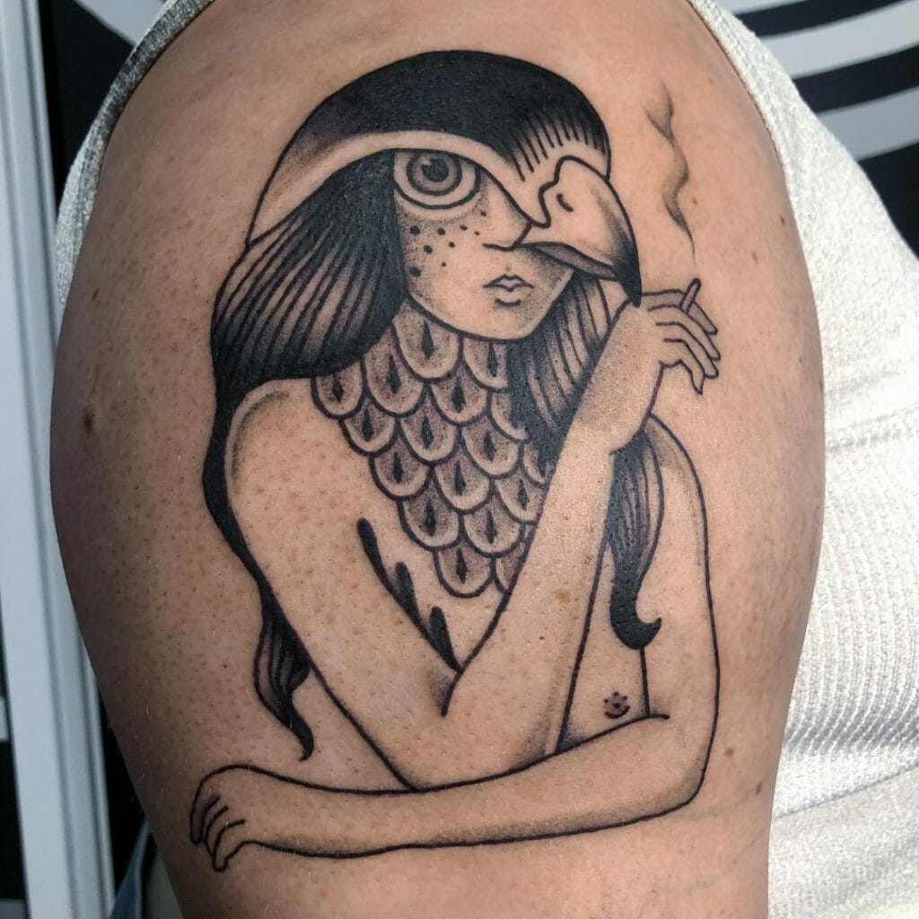 Fusion Falcon Tattoo