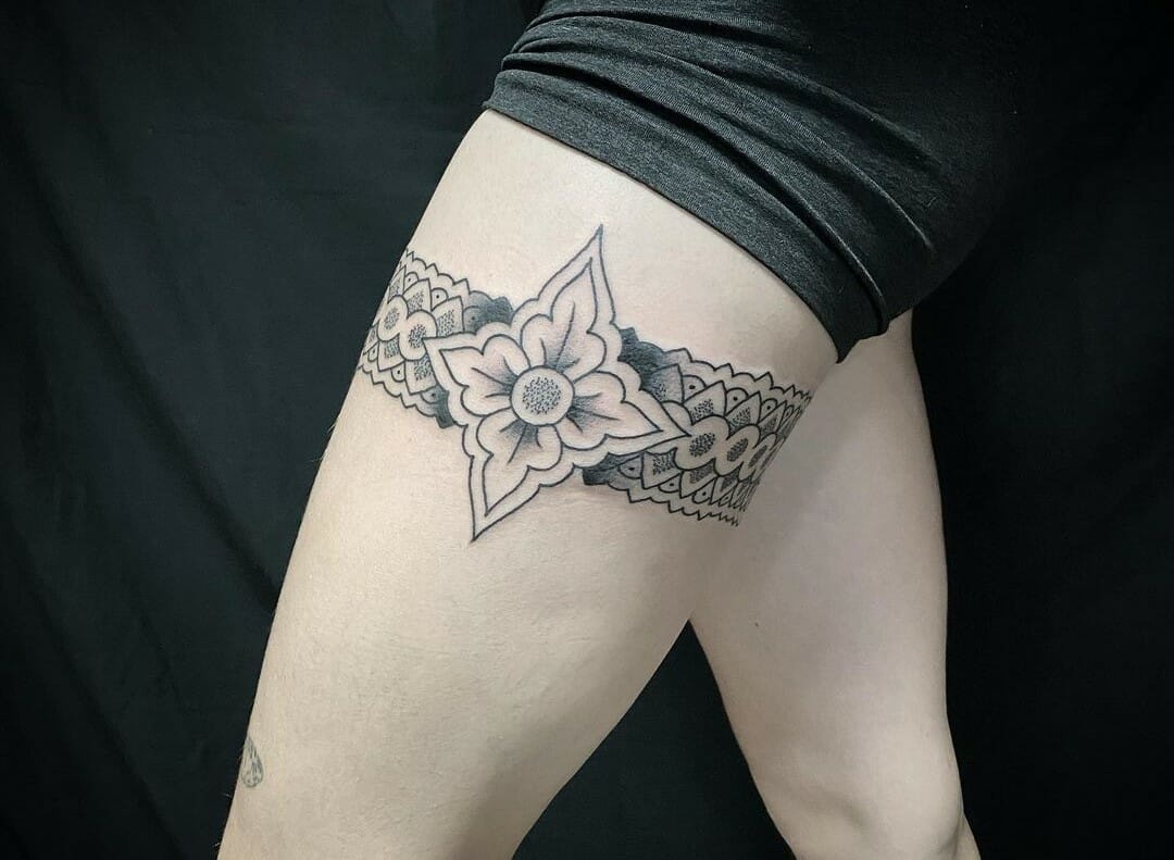 Pin by Kristine Dawn Atkins on Tattoos | Lace thigh tattoos, Garter belt  tattoo, Lace garter tattoos