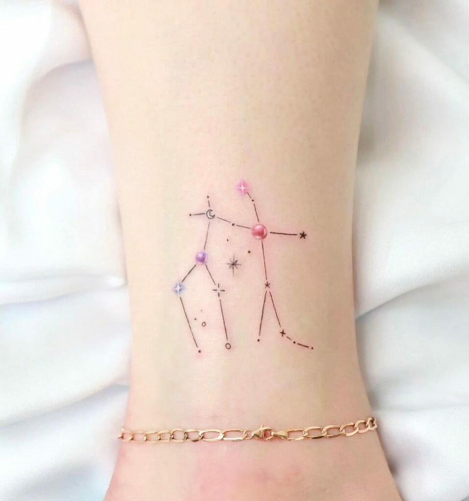 Gemini Constellation Tattoo