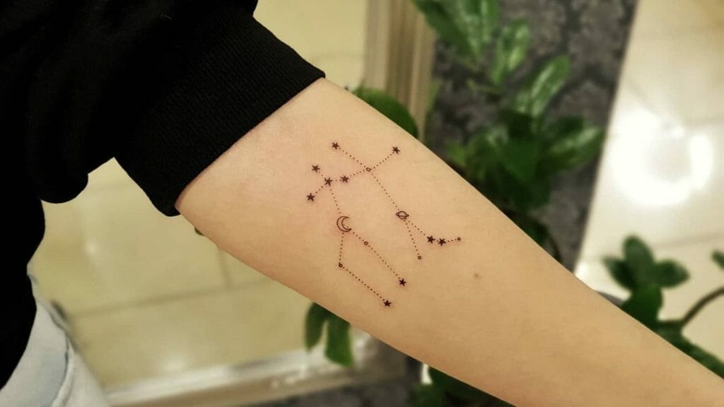 Gemini Constellation Tattoos