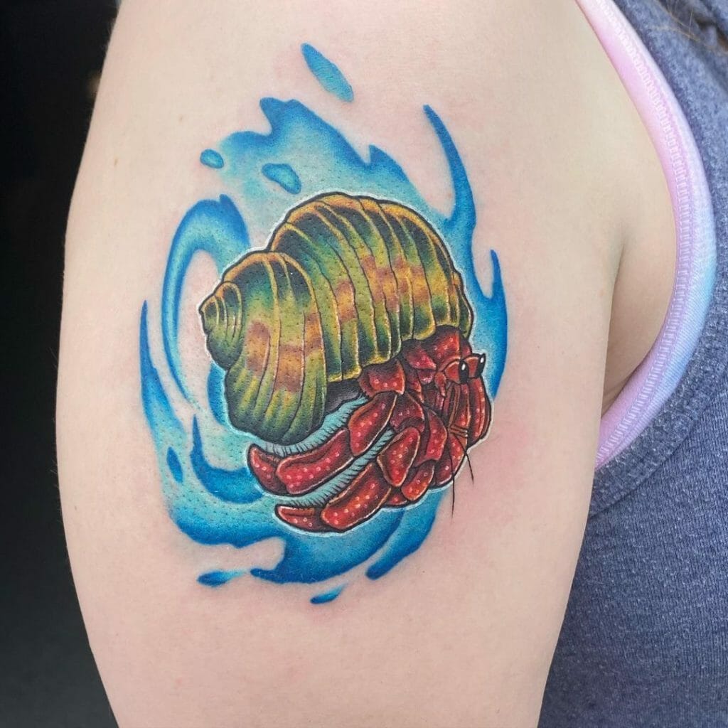 Hermit Crab Tattoo Design For The People Looking For Rich Symbolism