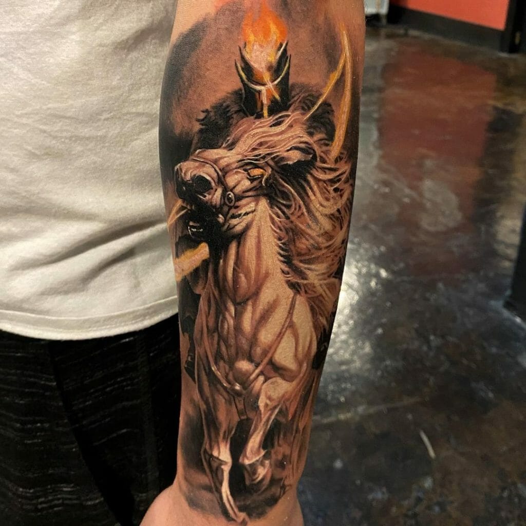 Horseman Of War Tattoo