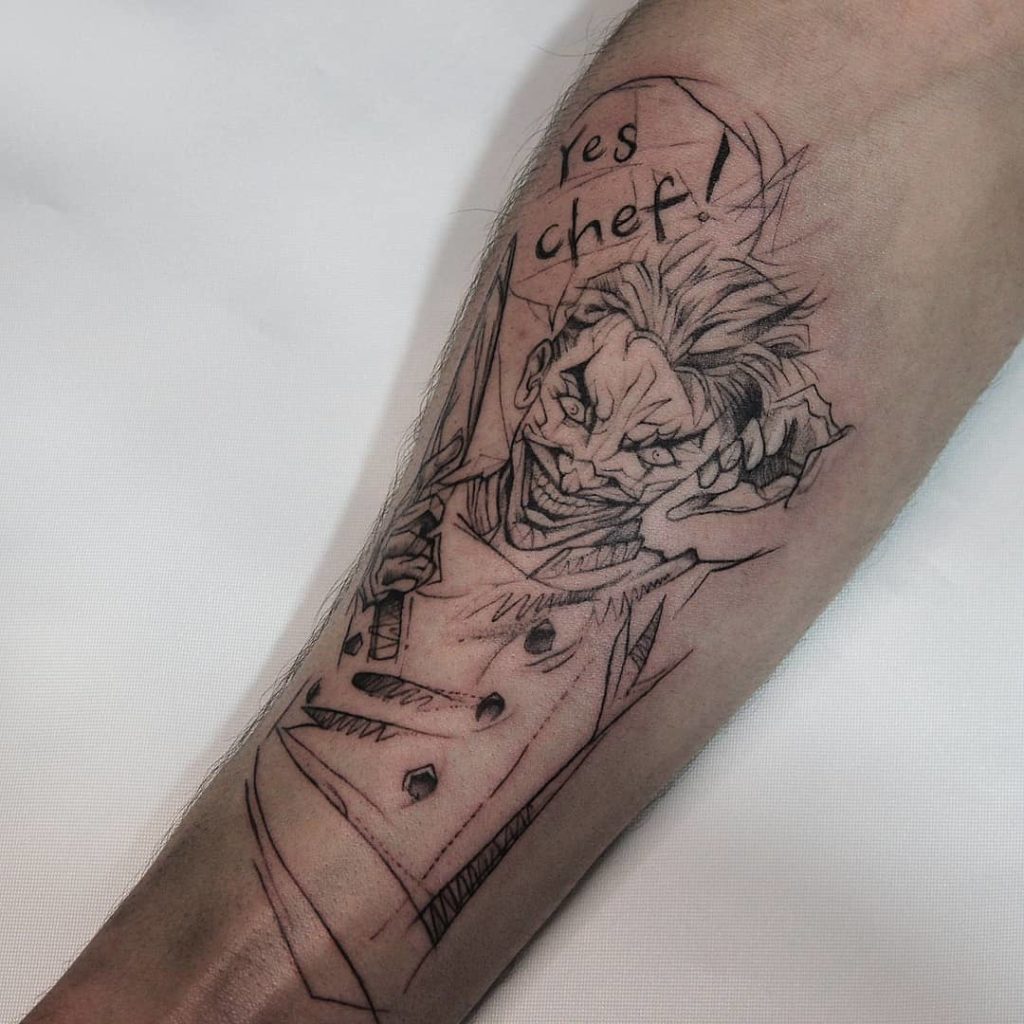 Joker Chef Tattoo