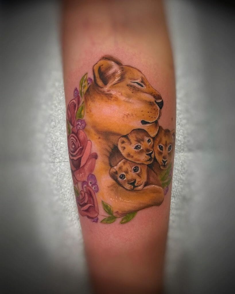 Lovely Tattoo Ideas For Colourful Cubs
