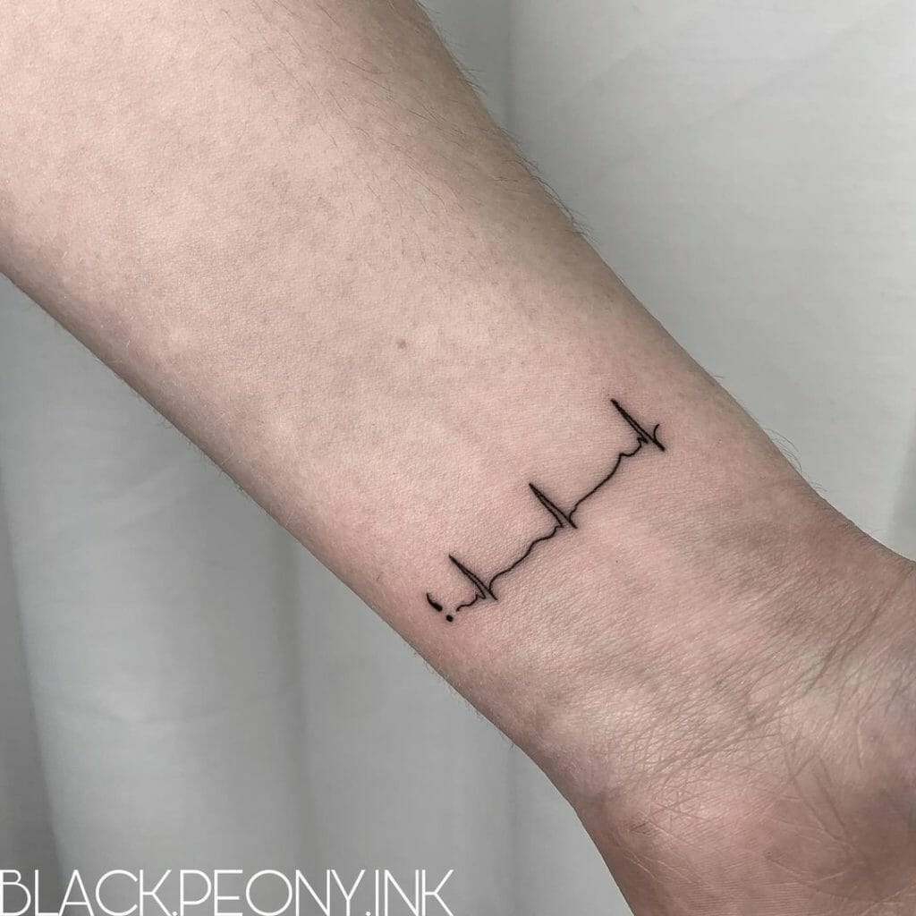 Meaningful EKG Tattoo Designs For Survivors