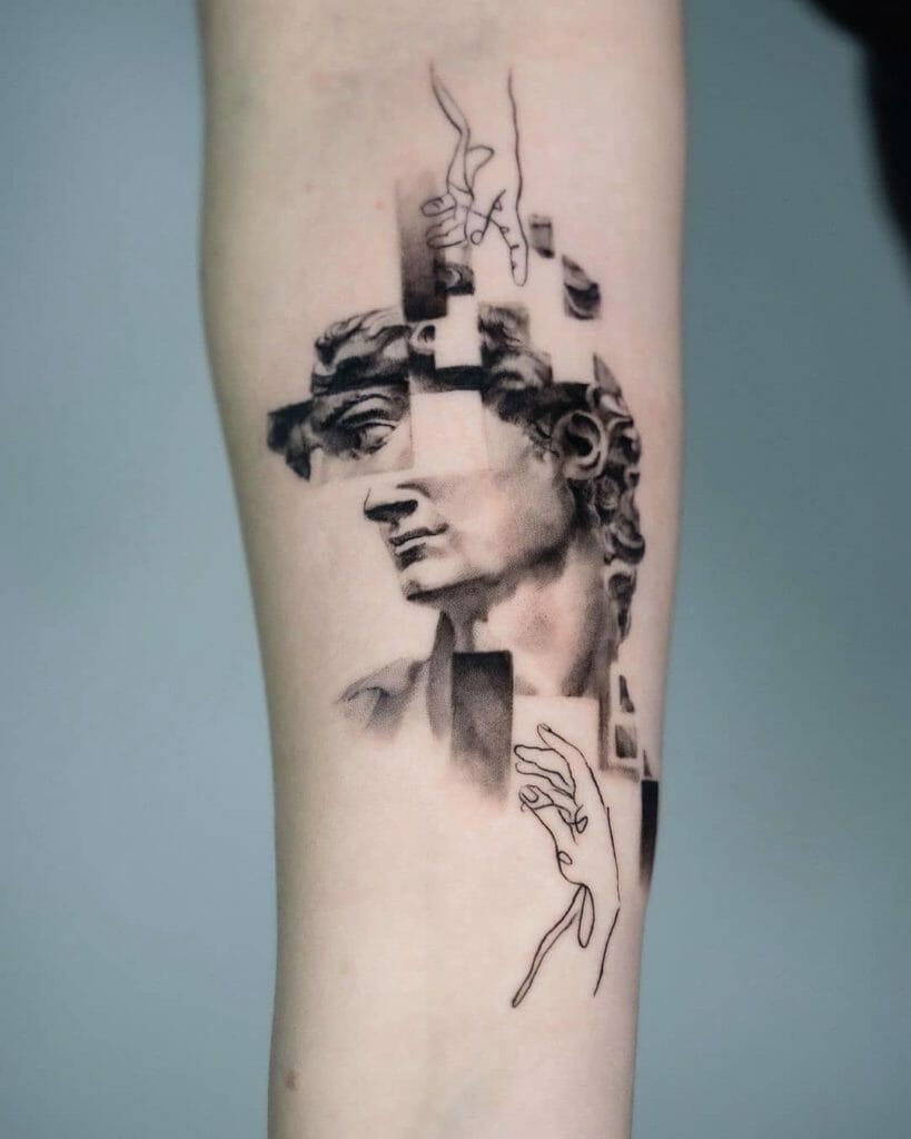 Michelangelo Creation Of Adam Tattoo