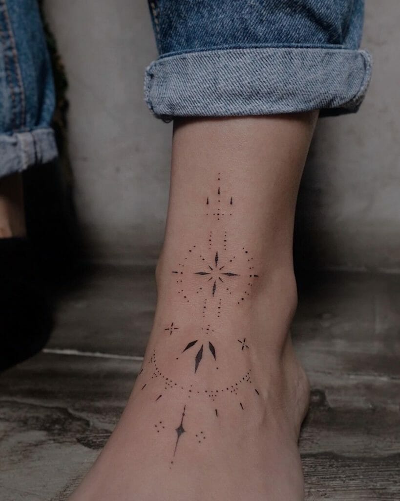 Minimalist Foot Tattoo