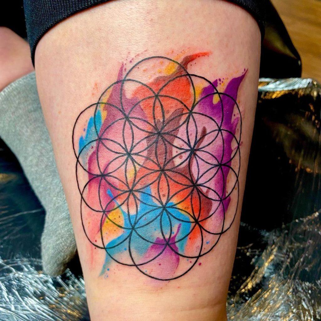 Multiple Circles Tattoo