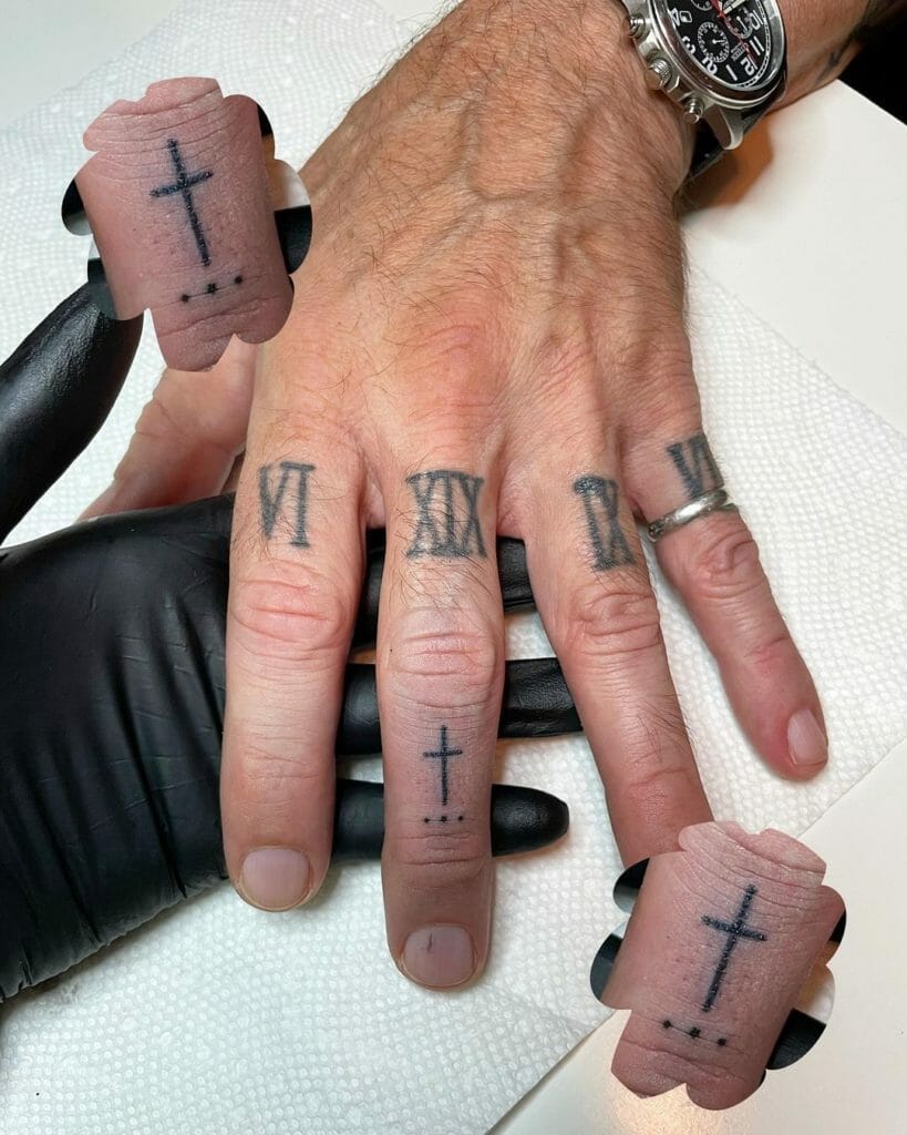 Numerical Ideas For Finger Tattoos