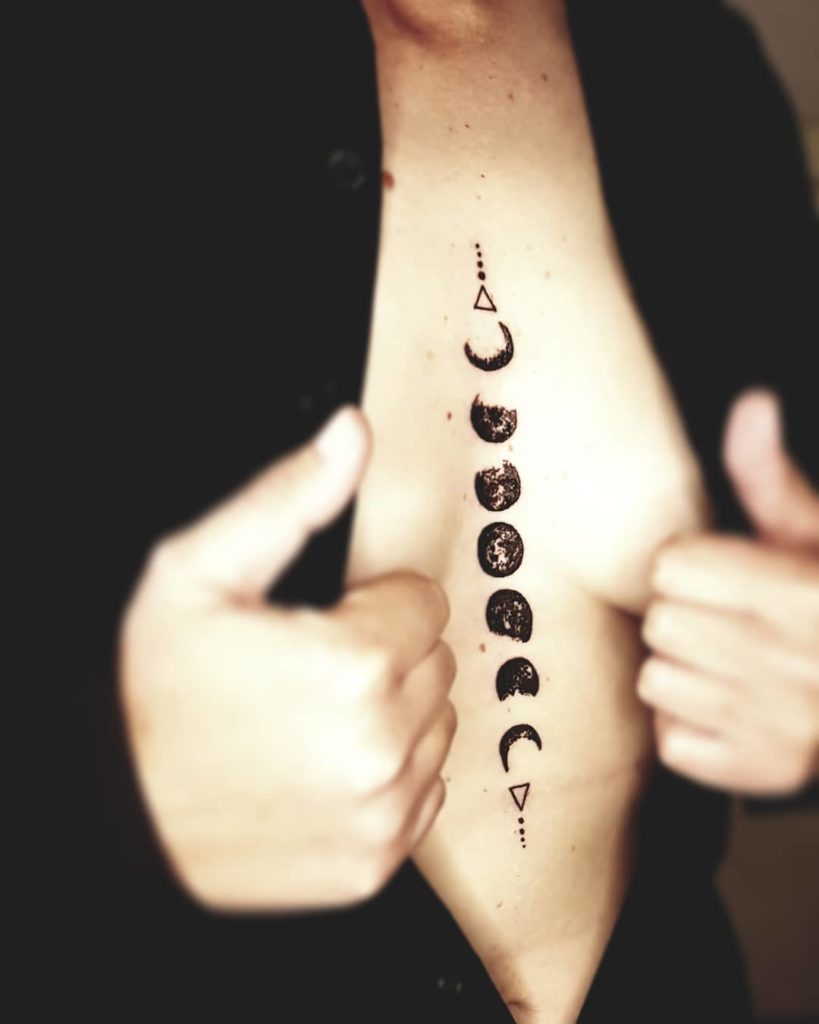 Phases Of Moon On the Chest