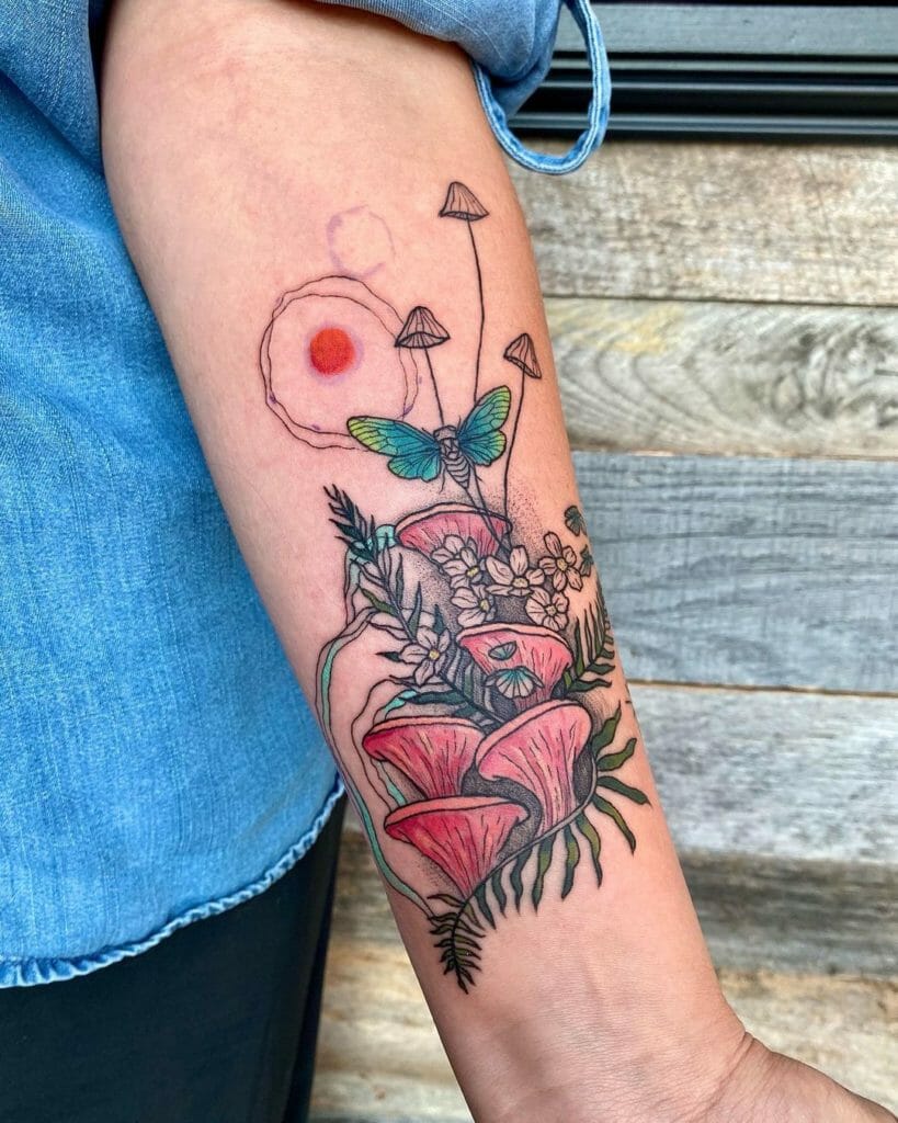 Pretty Plant Tattoo Ideas With Fern Design