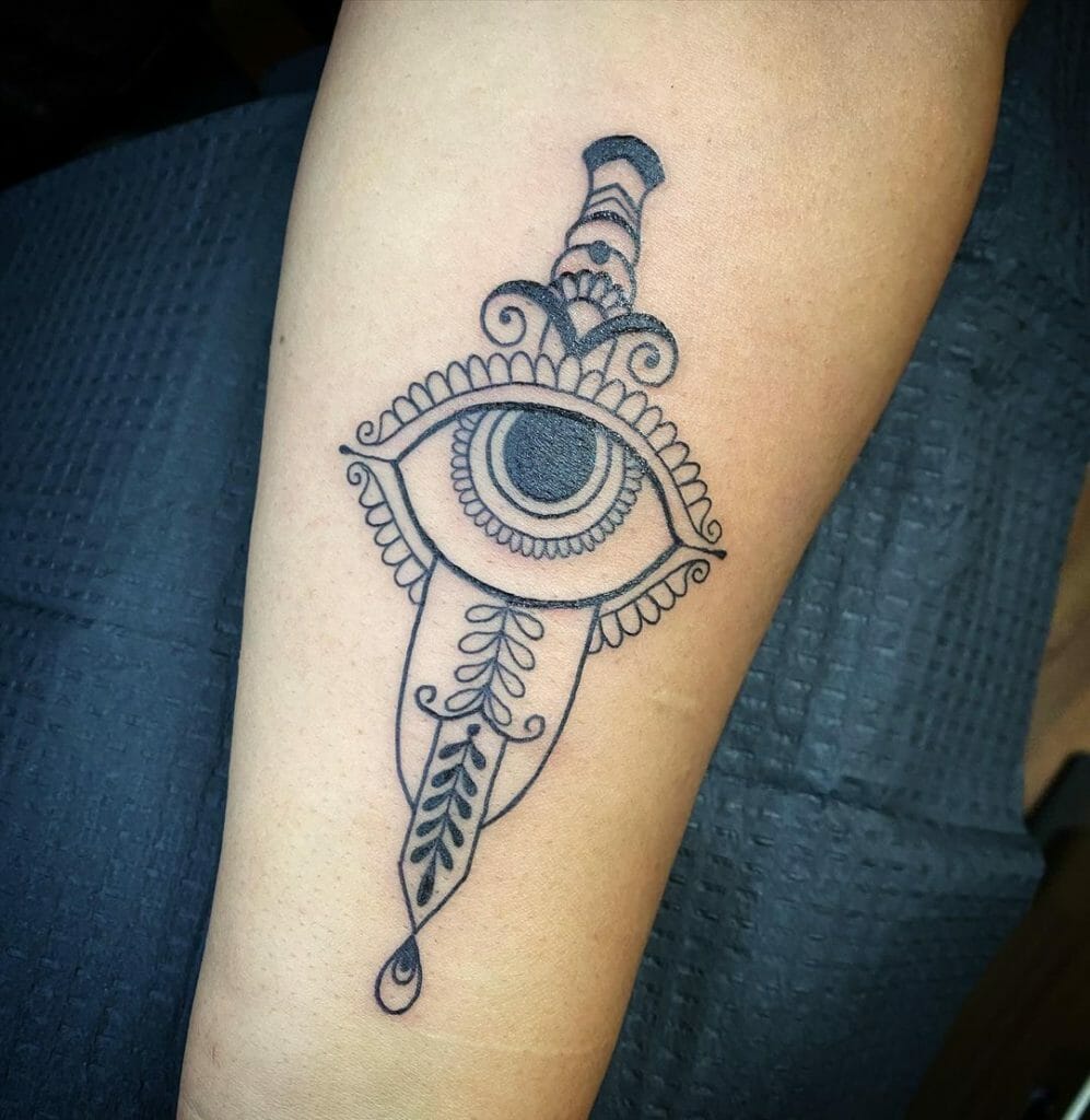 Quirky And Fun Evil Eye Tattoo Designs For Those Who Like To Experiment