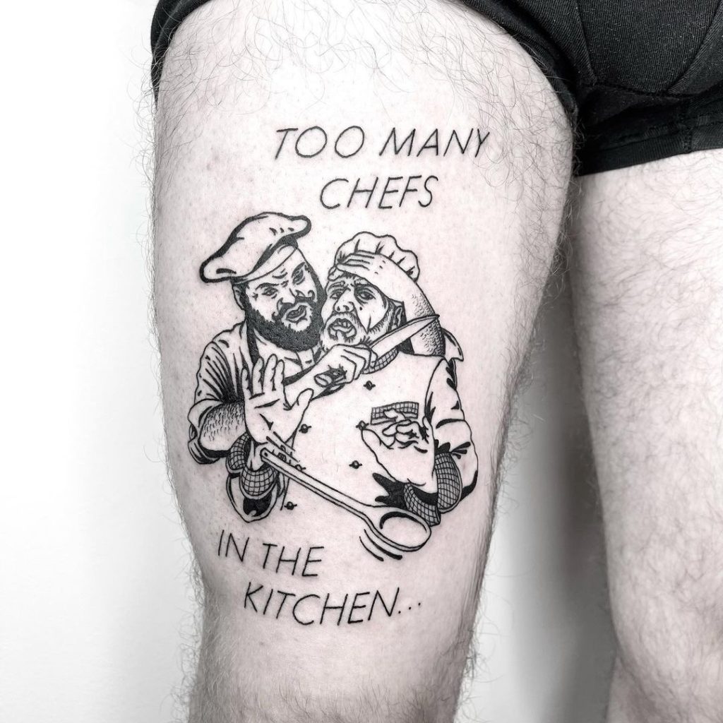 Quirky Chef Tattoos