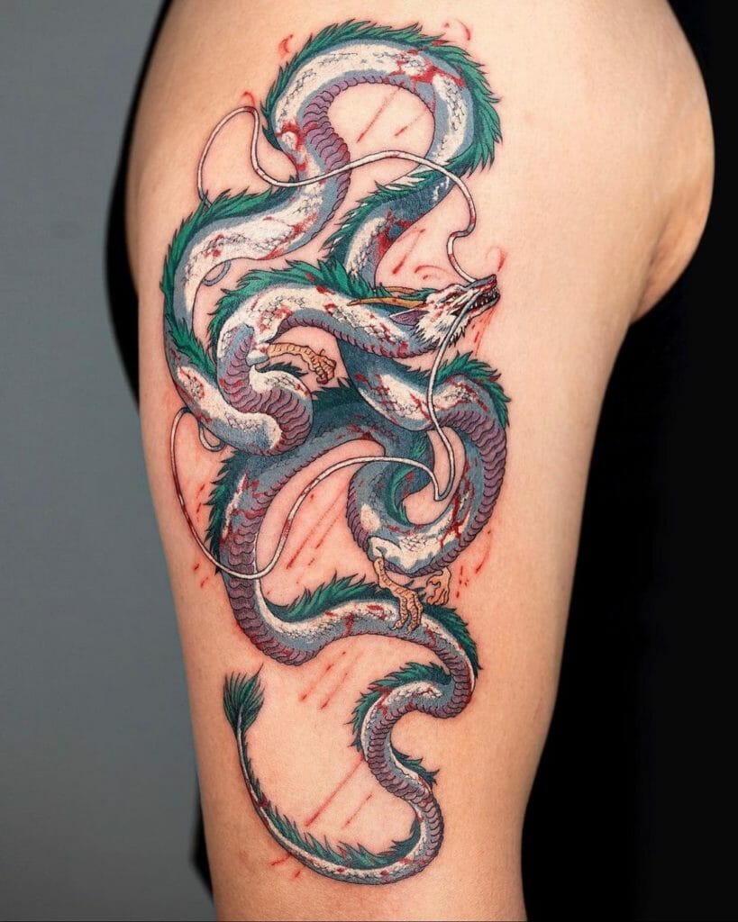 Serpent Dragon Tattoo Designs