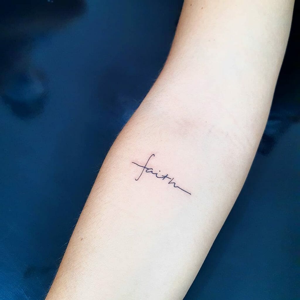 Simple Faith Tattoo
