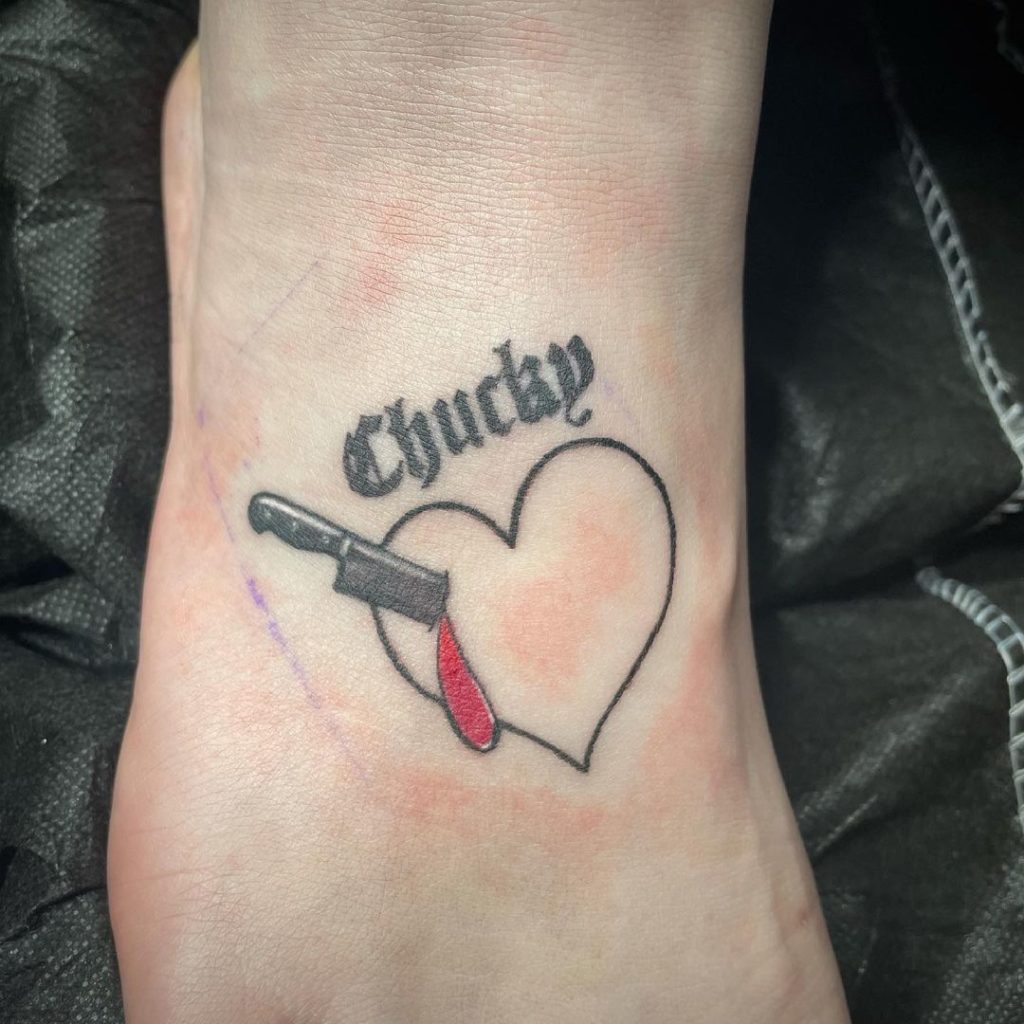 Small Chucky Tattoo